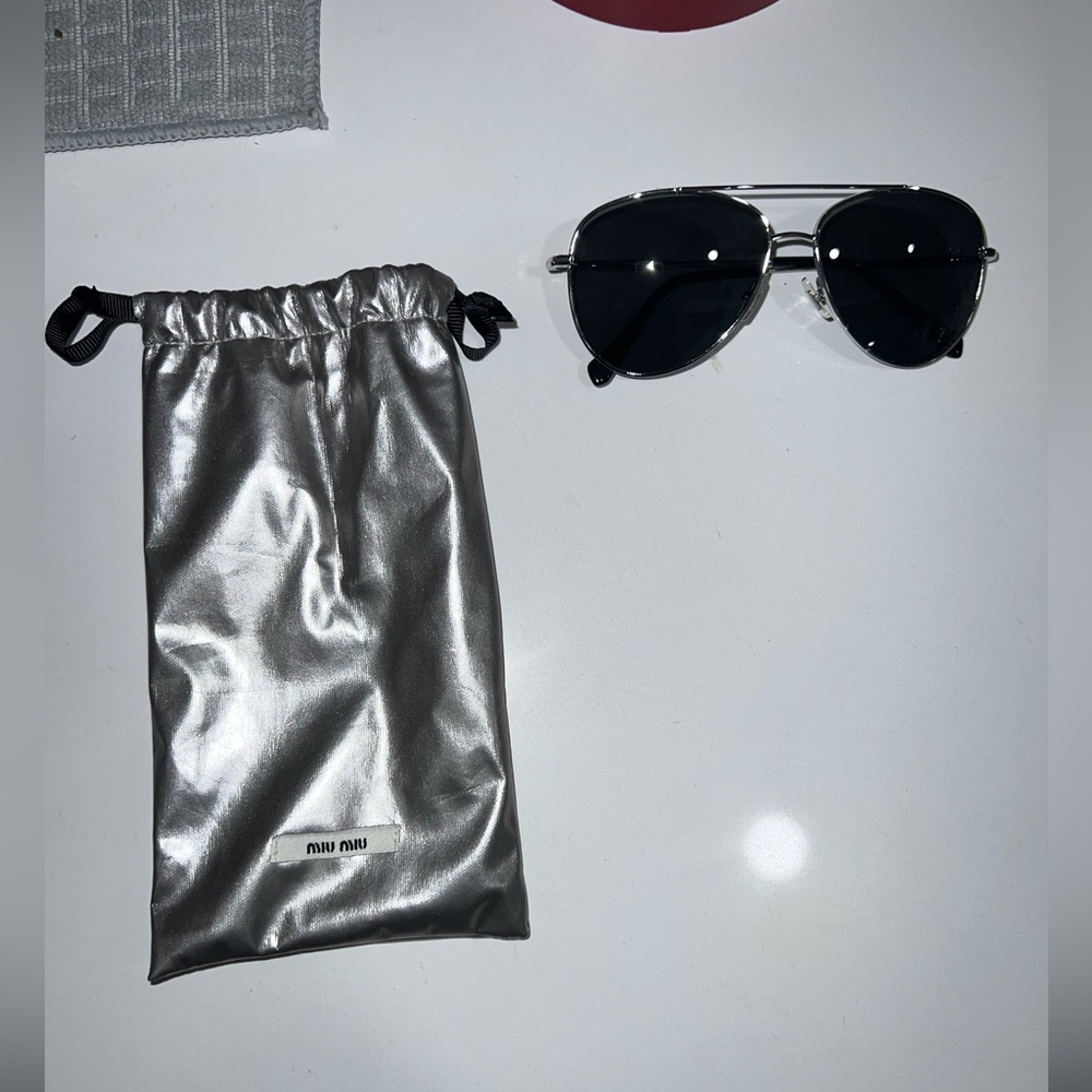 MIUMIU AVIATOR SUNGLASSES